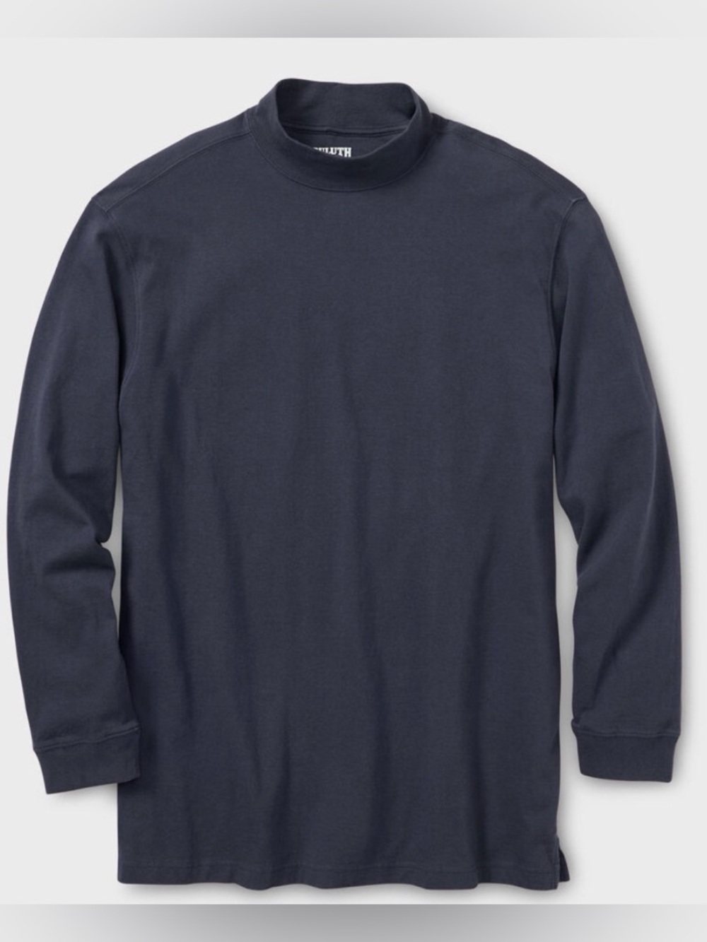Duluth Trading Men's Longtail T Relaxed Fit Mock Turtleneck NWT